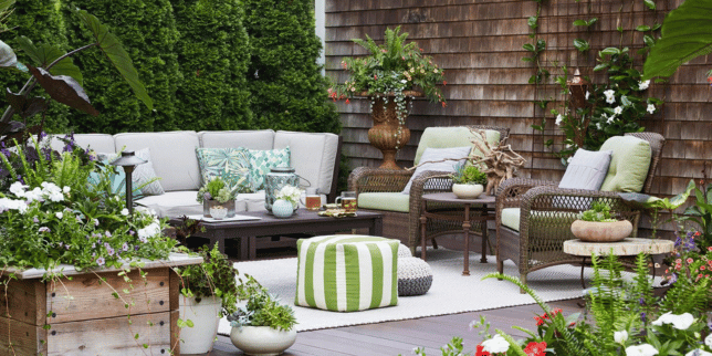 adding greenery to your deck planters vertical gardens and more outdoor living space with couches custom built michigan