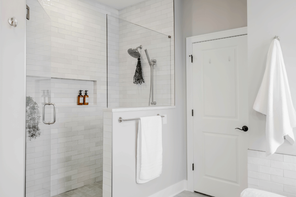 enriching your daily routine top shower upgrades for your bathroom remodel space with glass panel frame and niche custom built michigan