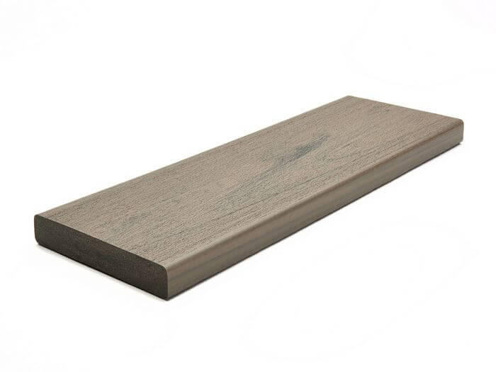Square edged Trex board