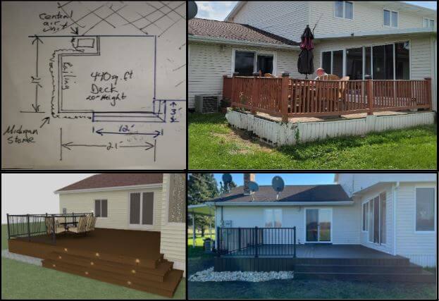 deck project from beginning to end