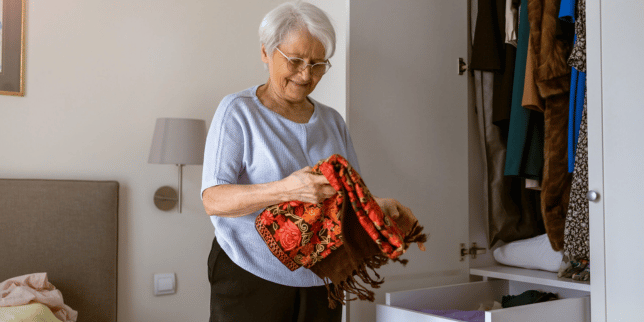 top storage ideas for your aging in place remodel elderly homeowner folding clothes bedroom custom built michigan