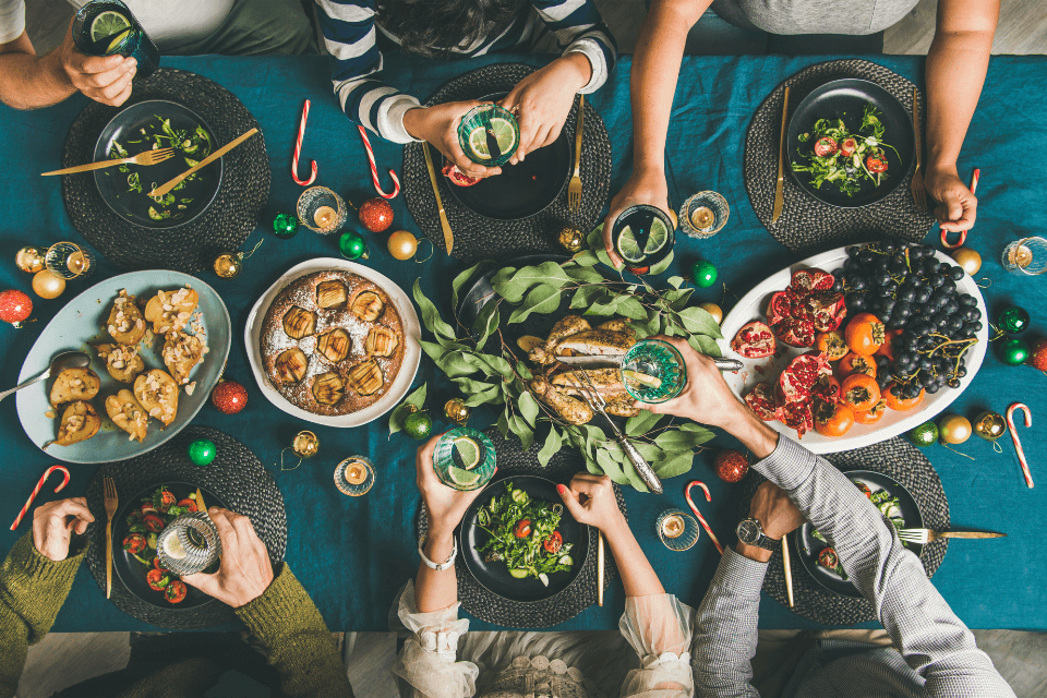 ways prepare your basement space for hosting family and friends at dinner table custom built