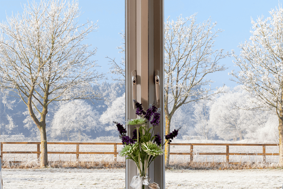 how to insulate your windows in cold weather casement window in the winter custom built michigan