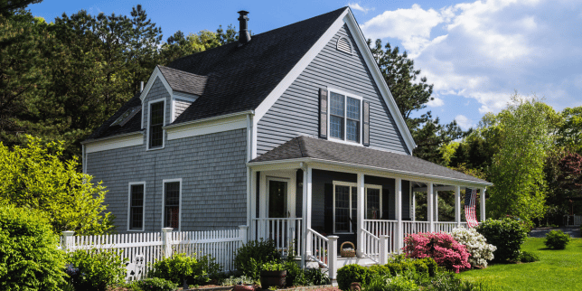 smart design solutions for northern michigan cottages landscaping in front of home custom built boyne city