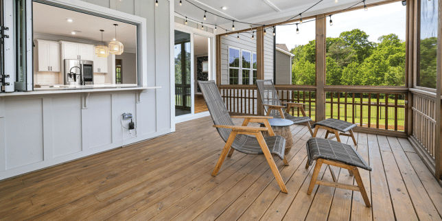 how to weatherproof your michigan porch outdoor furniture on decking area custom built okemos