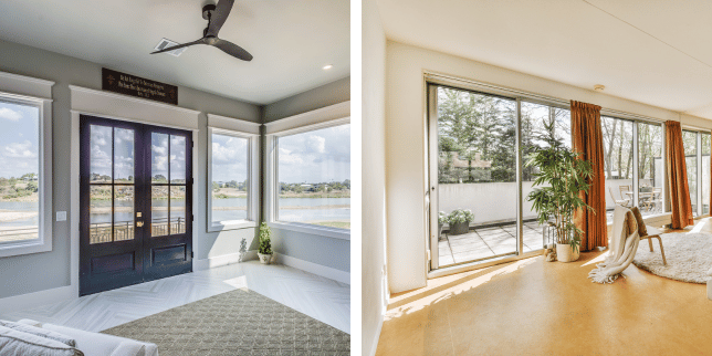 french doors vs sliding glass doors best option for indoor outdoor flow sunroom and porch areas custom built michigan