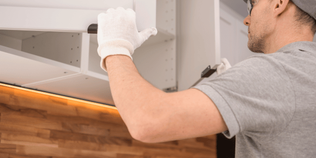 should you diy your kitchen remodel contractor installing white cabinets custom built michigan