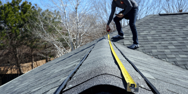 signs you may need a roof replacement in michigan remodeler measuring roofing shingles custom built okemos