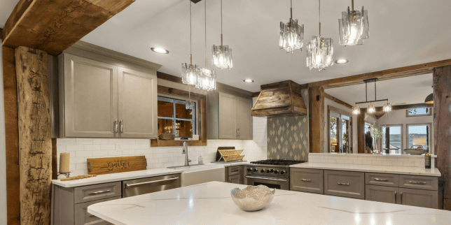 home lighting design tips to brighten shorter fall days kitchen remodel with pendant light fixtures custom built michigan