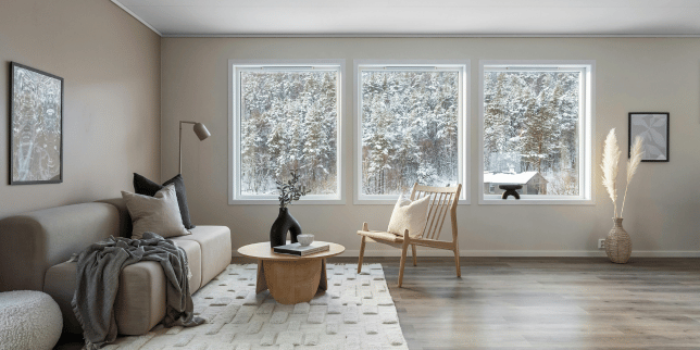 ways to improve home insulation living room with large windows and modern furniture custom built michigan