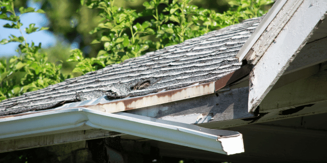 Greater Lansing roof replacement services and old gutter system