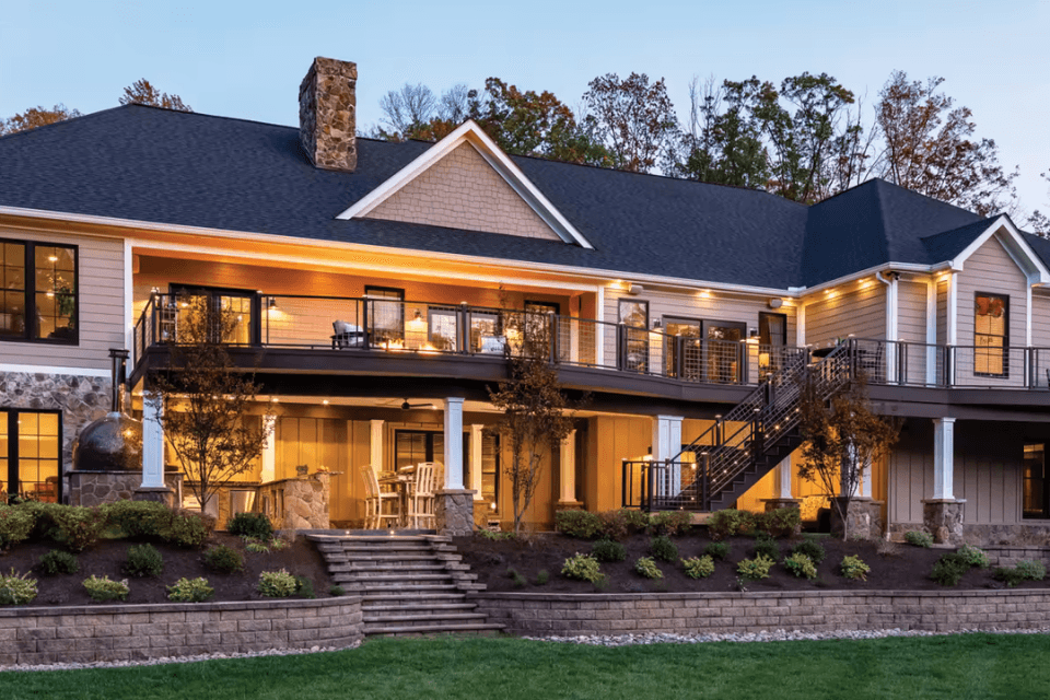 top deck layouts for your outdoor living space multi tier design custom built michigan