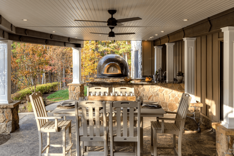 protecting your outdoor space the benefits of over joist deck drainage systems trex rainescape with tables and oven custom built michigan