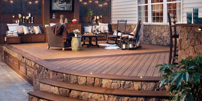 ways to design a deck that complements your home outdoor living space with dining area custom built michigan