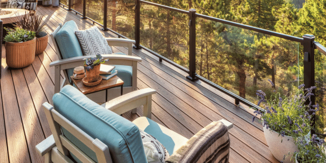 how much does deck railing cost in michigan trex glass rail on composite decking space custom built mi