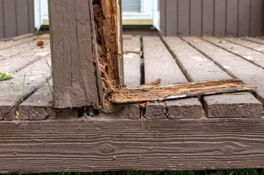 lansing deck deteriorating from water damage