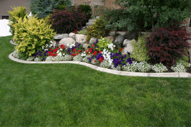 outdoor living project in Greater Lansing with new landscaping