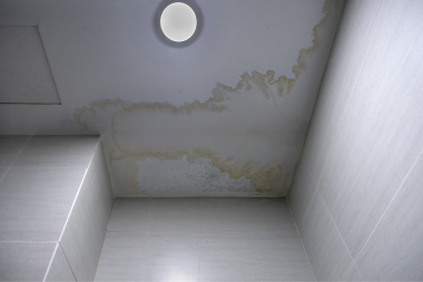 interior ceiling with water stains in Greater Lansing