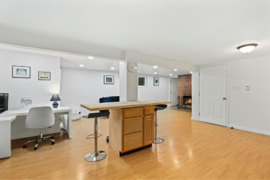 basement lighting ideas for your home remodel large space with work desk custom built michigan