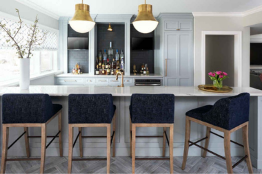 basement lighting ideas for your home remodel pendant light fixtures above wet bar area custom built michigan