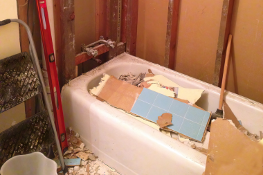how long does a bathroom remodel take remodeling project mid construction custom built michigan