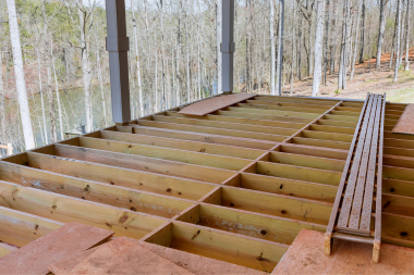 ways demolition impacts deck replacement costs partially installed framing and joists custom built michigan