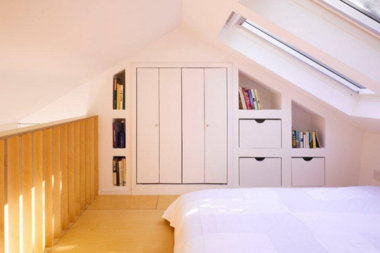 top storage solutions for your home addition attic closet next to mattress custom built michigan