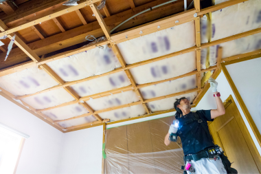 problems with working within allowances during your home remodel contractor inspecting ceiling material custom built michigan