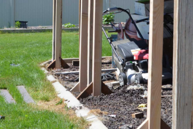 signs that your deck footings arent installed correctly sinking foundation posts in backyard custom built michigan