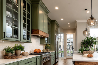 common kitchen layout mistakes homeowners regret later culinary space with tall glass front cabinets and pendant lighting custom built michigan