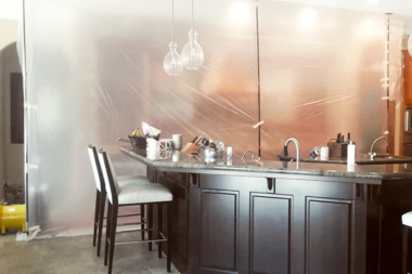 what to expect during a kitchen renovation zipwall set up for remodeling dust custom built michigan
