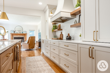 what to expect during a kitchen renovation culinary space with dura supreme cabinetry and range hood custom built michigan