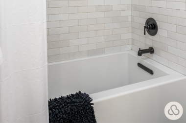top bathtub options for your bathroom remodel inset shower tub combo with subway tile wall custom built michigan