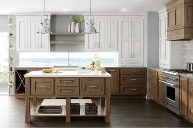 dura supreme cabinetry in luxury kitchen remodeling project in Greater Lansing Michigan
