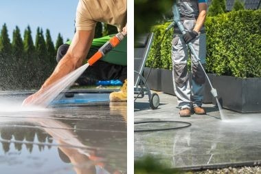 Greater Lansing deck builders maintaining pool deck and patio pavers