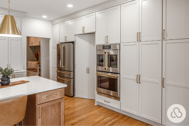 how to decide where to put features in your kitchen remodeling project tall white cabinets with handle pulls custom built michigan