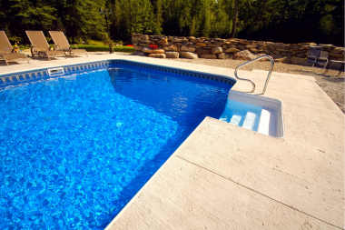 concrete pool decks an honest review broom finish slabs for swimming area custom built michigan