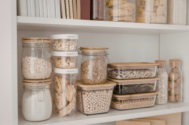 Greater Lansing kitchen remodeling project with pantry shelving