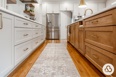luxury kitchen remodeling project in Greater Lansing with dura supreme cabinetry and tall storage