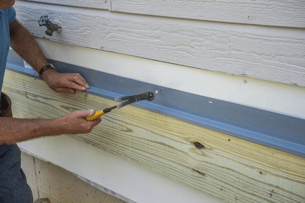 deck flashing with contractor home remodeling project custom built michigan