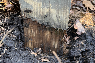 deck replacement vs repair which is right for you moisture rot on decking footing custom built michigan