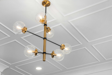 statement ceiling ideas adding personality to any room modern integrated light fixture custom built michigan