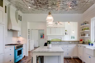 statement ceiling ideas adding personality to any room tin pattern above kitchen remodel custom built michigan