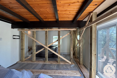 how we resolved an unforeseen change order during a deck project interior foundation mid repair custom built michigan