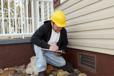 when to remodel how timing affects basement remodeling costs in michigan home inspector taking notes on vent space custom built mi