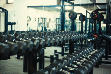 home gym ideas for your remodel rack of dumbbells and large mirror wall custom built michigan