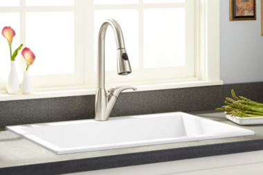 comparing kitchen sink styles for your home remodel top mount drop in basin custom built michigan