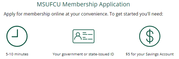 MSUFCU membership application instructions for home remodel construction loan custom built michigan