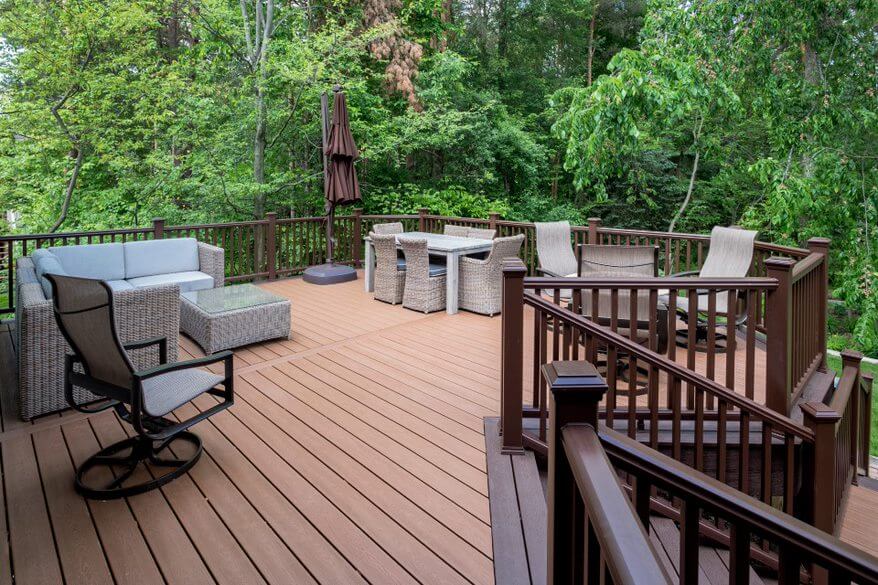 Beautiful outdoor deck