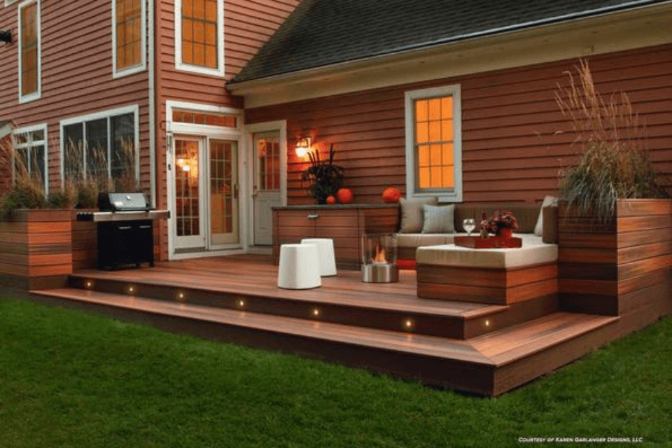 fiberon concordia horizon ipe composite decking outdoor living space custom built boyne city michigan